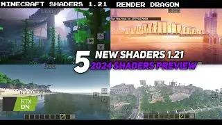 TOP 5 NEW SHADERS 1.21 MINECRAFT SHADERS TRELURE 1.21 +