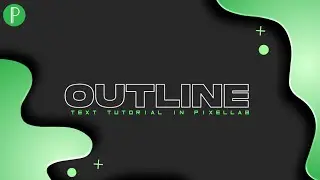 How to create outline text in Pixellab|| Create Normal font to outline Font