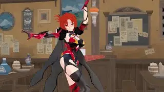 Honkai Impact MMD Himeko Dilbar Belly Dance
