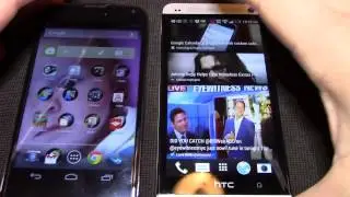 HTC One vs Google LG NEXUS 4 - Review:  Speaker Sound and DPI Comparison