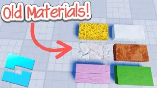 How to Get Old Materials on Roblox Studio! (2025)
