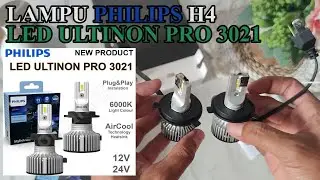 LED H4 PHILIPS ULTINON PRO 3021 | Layak dibeli?!