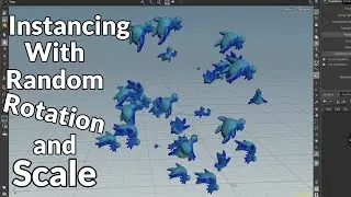 Instancing Objects With Random Rotation and Scale in Houdini