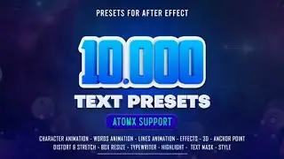 Text Presets for After effects