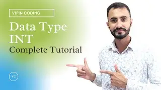 Python Tutorial | Data Types: int data type In Hindi | Integer Data type in Python 3 vipin coding #5