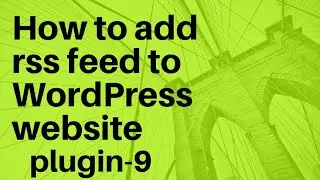 How to add rss feed to WordPress website plugin-9