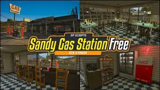 Sandy Gas Station FREE MLO FiveM GTA V