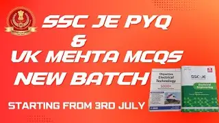 Important Notification || SSC JE PYQ & VK MEHTA OBJECTIVE 5000Plus MCQs