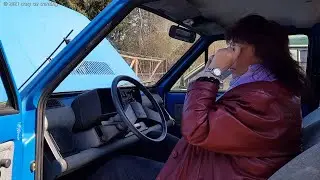 car cranking "...but this car comes!" pedal pumping