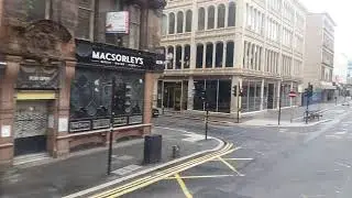 Trongate to Watt Brothers Bus Trip in Glasgow (Top Deck View)