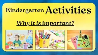 Preschool Learning Activities || activities for kindergarten kids || importance of activities