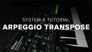 Roland SYSTEM-8 How-To: Arpeggio Transpose