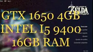 The Legend of Zelda: Breath of the Wild / CEMU / NVIDIA GTX1650
