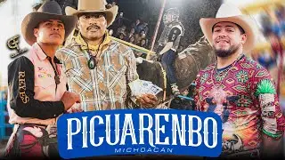 ¡EL ESPECTACULO ES SEGURO CON ESTOS JINETES EN PICUAREMBO, MICHOACAN!