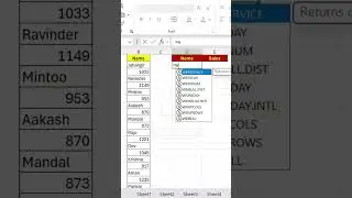 How to use the Excel WRAPROWS function #shortsviral