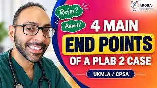 The 4 Main 'End Points' of a UKMLA PLAB 2 Case | CPSA Exam