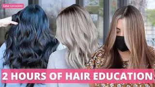 My Top 7 Hair Tutorials | Money Piece Highlights, Extensions & Color Correction Tips! 