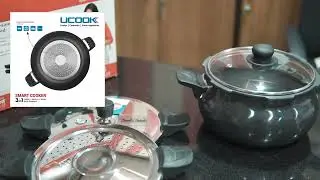United Smart Cooker Hard Anodised 3 IN 1 (COOKER + STRAINER + SERVER) | Nepali Unboxing Video