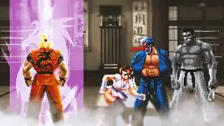 Dragon Ken vs Yuri Sakazaki, Mr. Karate, Goro Daimon Dai Seki Mon. Street Fighter MUGEN Multiverse