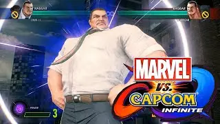 【ハガー】必殺技ハイパーコンボ【MVC INFINITE】