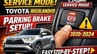 “2024 Highlander: How to Enter & Exit Brake Service Mode FAST!”