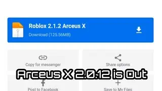 Arceus X 2.0.12 New Update is here !!!