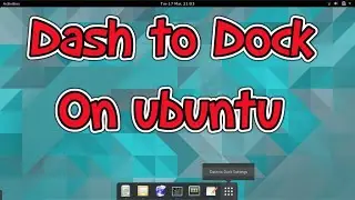 Dash to Dock on Ubuntu