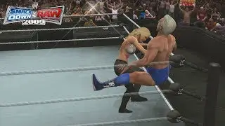 Smackdown vs Raw 2009 | All Divas Low Blow Ric Flair