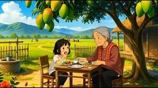 Grandmother and Grandchild in countryside || Ai Animated Story 