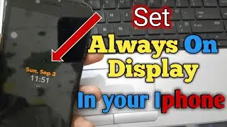 How to Set Always On Display in iphone.// #viral #customized #laddidhiman #viralvideo //