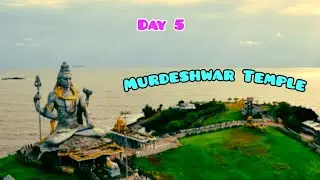 Ep6 World's 2nd TALLEST Shiva Statue | Murdeshwar Temple tour | আরেকটু হলে ট্রেন miss হত #travelvlog