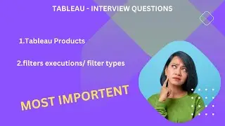 Tableau interview Questions  #tableau