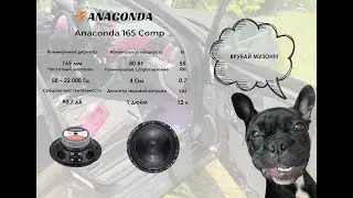 ЗАМЕНА ШТАТНЫХ ДИНАМИКОВ В SUBARU IMPREZA DL AUDIO ANACONDA 165 Comp