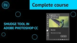 How to Use Smudge Tool in Adobe Photoshop CC