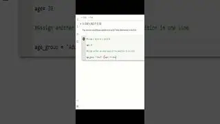 7 PYTHON TRICKS EVERY DEVELOPER MUST KNOW || PART 3 || ONE-LINE IF-ELSE