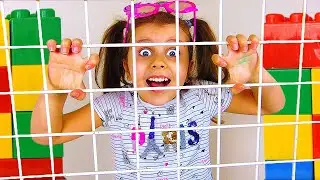 Milana and Dad - Don't touch my toys!