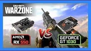 ✅ GT 1030 vs RX 550  en Call of Duty WARZONE 🚀 Benchmark: 4K, 1440P,  1080P, 720p 💪🏻 2021 💪🏻