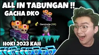 ALL IN TABUNGAN GACHA DKO!! Halloween 2023 Hoki?! | Growtopia Halloween 2023 Gacha