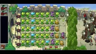 Plants vs Zombies Java - Level 6-8 to 6-10 (Great Wall of China)