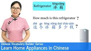 Learn Home Appliances in Chinese | Vocab Lesson 17 | Chinese Vocabulary Series