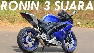 Test Knalpot RONIN 3 SUARA di All New R15 - #MOTOVLOGINDONESIA - 3Tech Racing Evolution