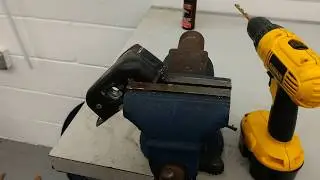 How to drill out a rivet, 1991 Jeep Wrangler YJ door latch striker