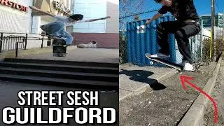 Street Skateboarding In City Of Guildford