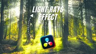 How to Add LIGHT RAYS EFFECT in DaVinci Resolve