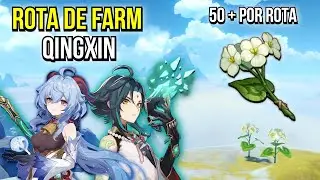 Rota de Farm Qingxin 50+  (Ganyu e Xiao) - Genshin Impact