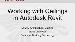 Working with Ceilings in Autodesk Revit