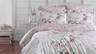 ✅️ Постільна білизна із сатину Deluxe Matilde White