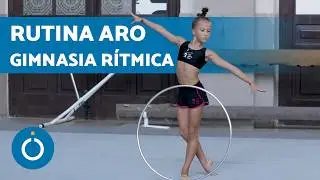 COREOGRAFÍA de GIMNASIA RÍTMICA con ARO ⭕ Gimnasia Rítmica para Niñas