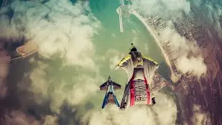 Wingsuit Flying over Dubai