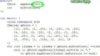 C plus plus Console Lesson 30 -   Simple Classes